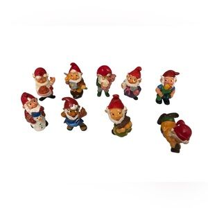 Kinder Ferrero Surprise 1990 Gnomes
Dwarfs Lot of 9